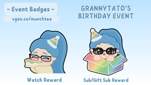 GrannyTato's Event Badges